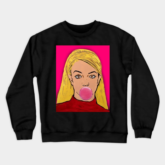 bubblegum pop Crewneck Sweatshirt by Mikexkish